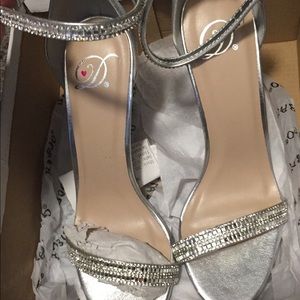 Silver heels